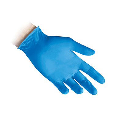 GUANTI NITRILE AZZUR. N80 NO POL L 100PZ
